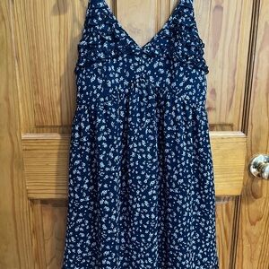 Altar'd State Navy and White Floral Dress